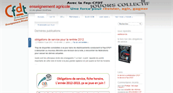 Desktop Screenshot of fepagri.aveclafepcfdt.fr