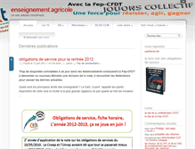 Tablet Screenshot of fepagri.aveclafepcfdt.fr